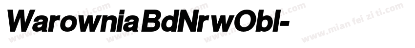 Warownia BdNrwObl字体转换
